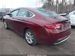 2016 Chrysler 200 Limited Maroon vin: 1C3CCCAB2GN146603