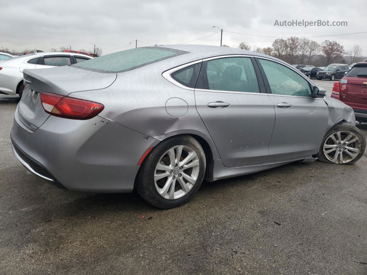 2016 Chrysler 200 Limited Silver vin: 1C3CCCAB2GN164907