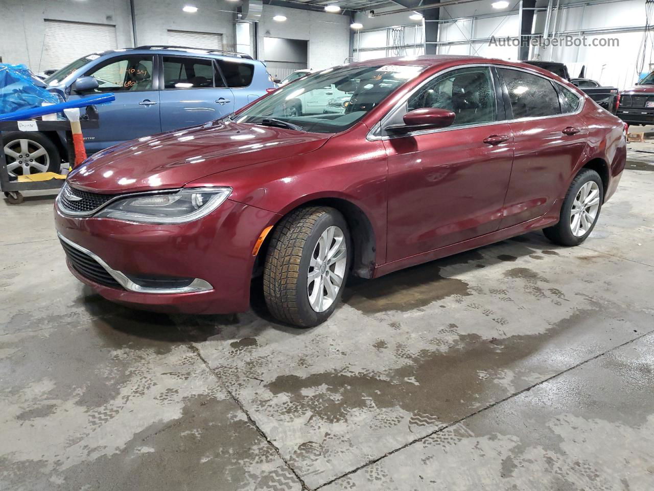 2016 Chrysler 200 Limited Красный vin: 1C3CCCAB2GN165782