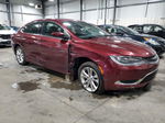 2016 Chrysler 200 Limited Красный vin: 1C3CCCAB2GN165782