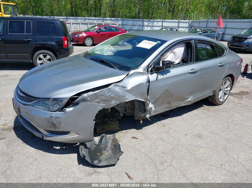 2016 Chrysler 200 Limited Silver vin: 1C3CCCAB2GN171100