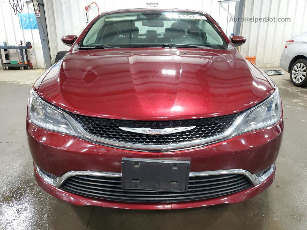 2016 Chrysler 200 Limited Burgundy vin: 1C3CCCAB2GN183747