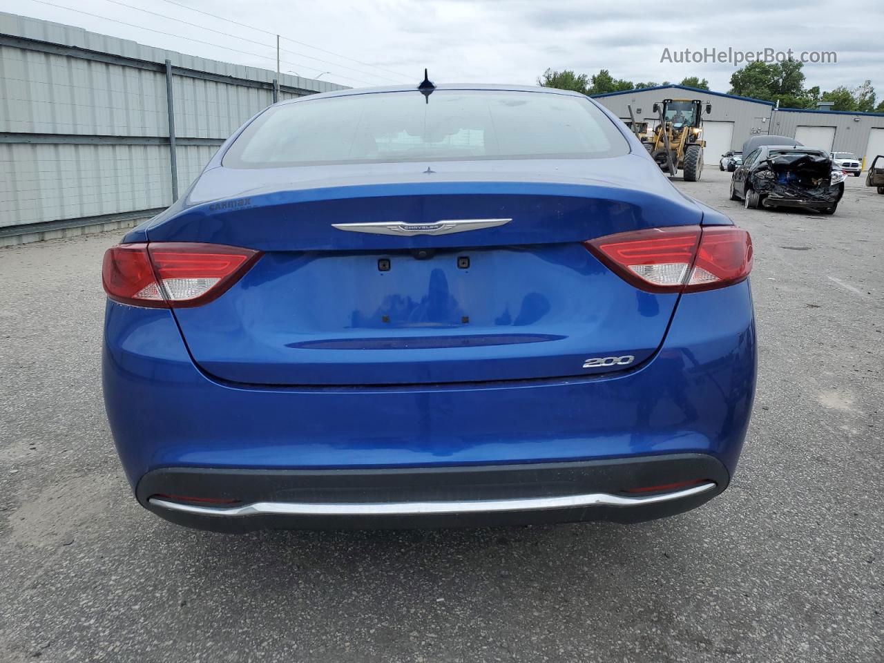 2016 Chrysler 200 Limited Blue vin: 1C3CCCAB2GN188155