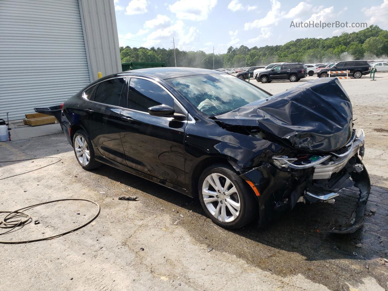 2016 Chrysler 200 Limited Black vin: 1C3CCCAB2GN192657