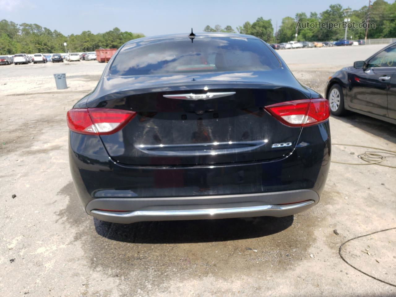 2016 Chrysler 200 Limited Black vin: 1C3CCCAB2GN192657