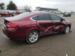 2016 Chrysler 200 Limited Burgundy vin: 1C3CCCAB2GN197602