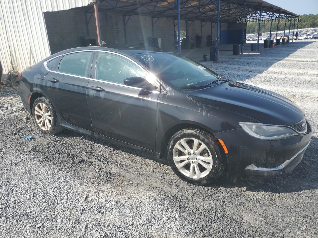 2017 Chrysler 200 Limited Black vin: 1C3CCCAB2HN506955