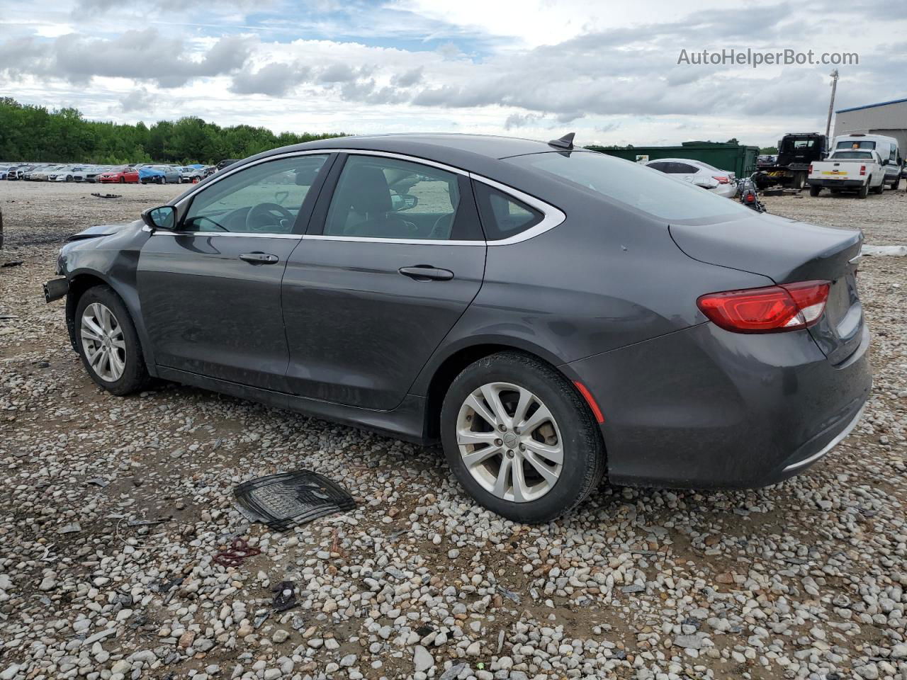 2017 Chrysler 200 Limited Серебряный vin: 1C3CCCAB2HN508804