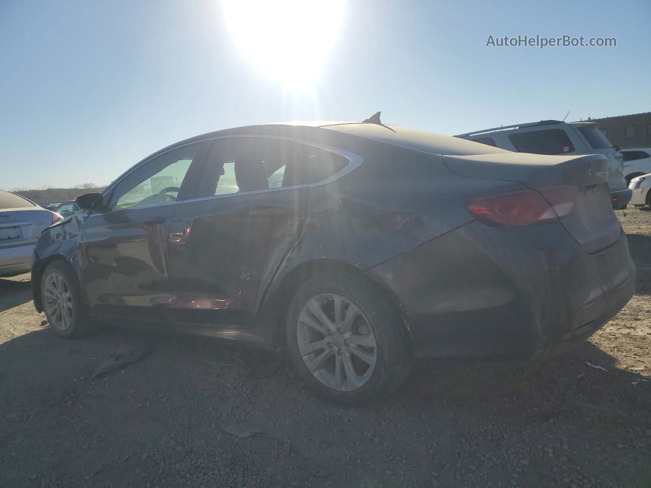 2017 Chrysler 200 Limited Gray vin: 1C3CCCAB2HN509614