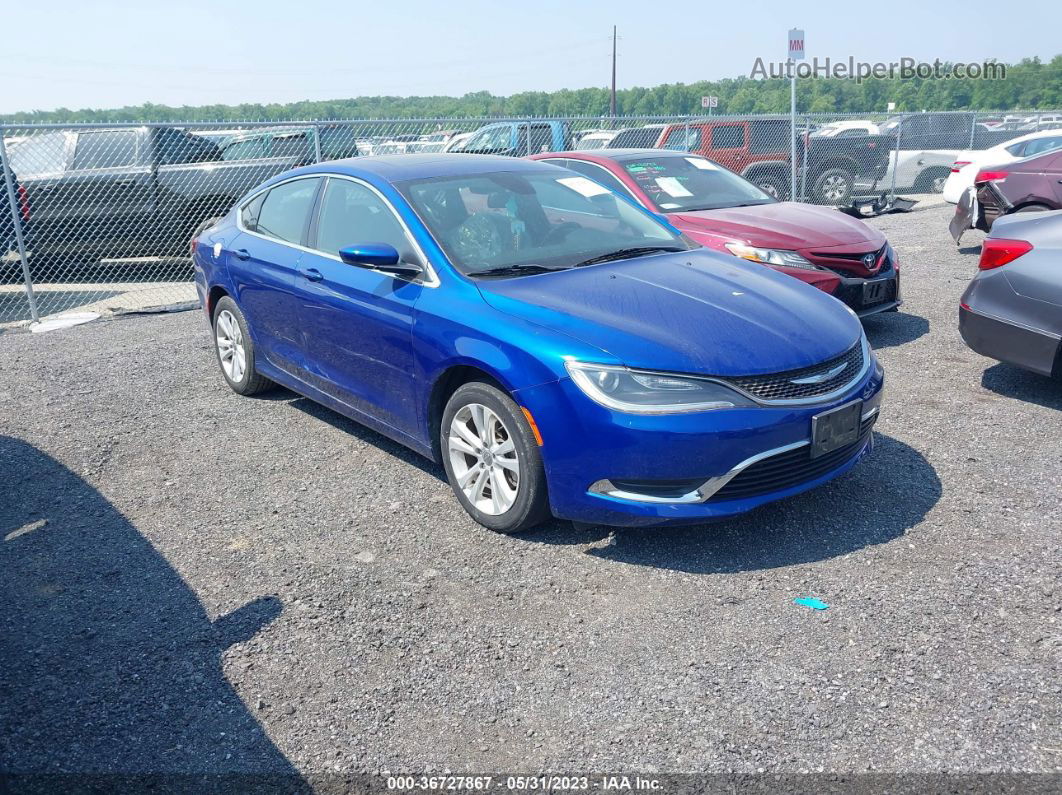 2017 Chrysler 200 Limited Platinum Blue vin: 1C3CCCAB2HN510388