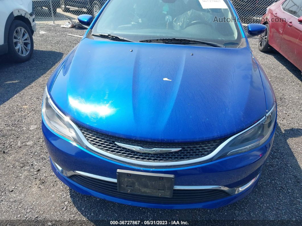 2017 Chrysler 200 Limited Platinum Blue vin: 1C3CCCAB2HN510388