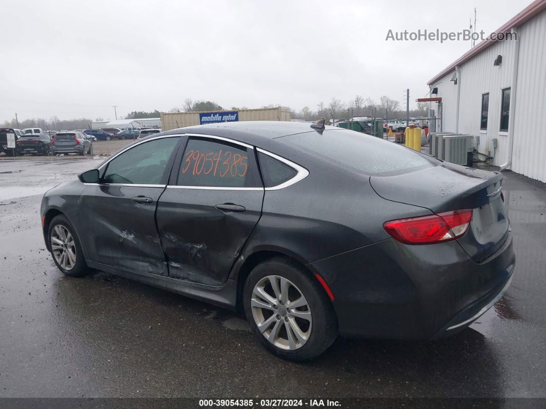 2017 Chrysler 200 Limited Platinum Серый vin: 1C3CCCAB2HN511444