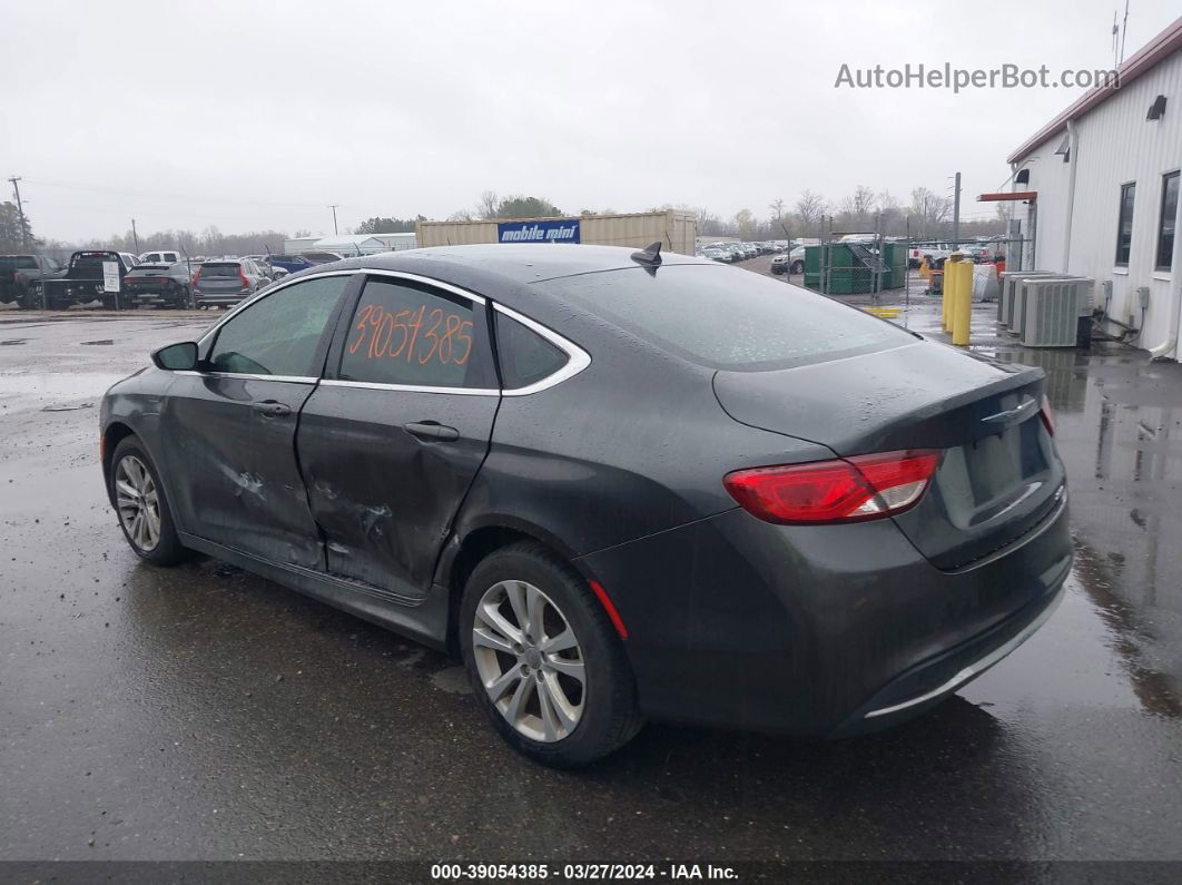 2017 Chrysler 200 Limited Platinum Серый vin: 1C3CCCAB2HN511444