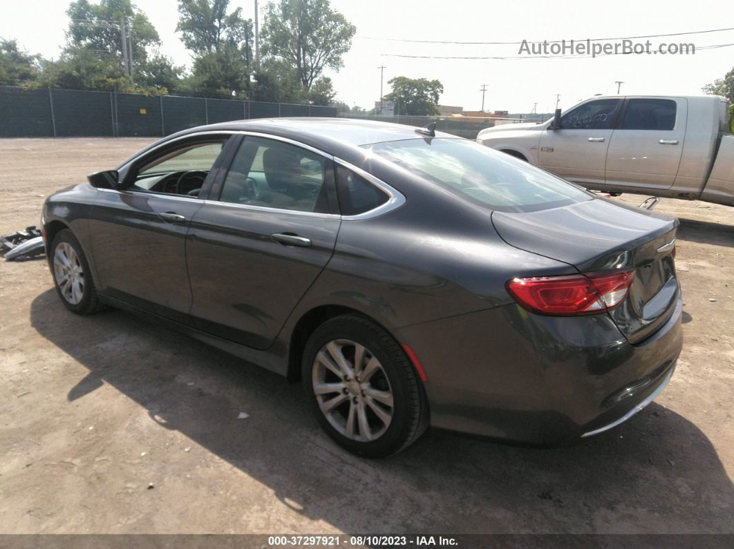 2017 Chrysler 200 Limited Platinum Gray vin: 1C3CCCAB2HN511556