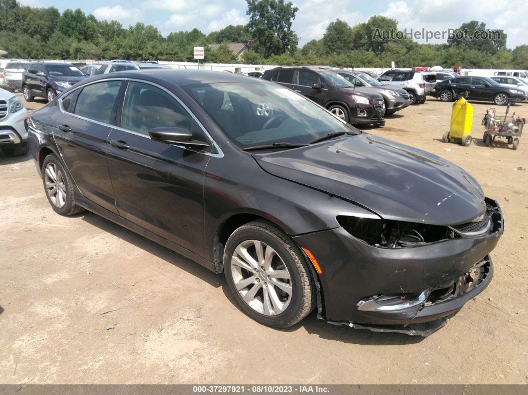 2017 Chrysler 200 Limited Platinum Gray vin: 1C3CCCAB2HN511556