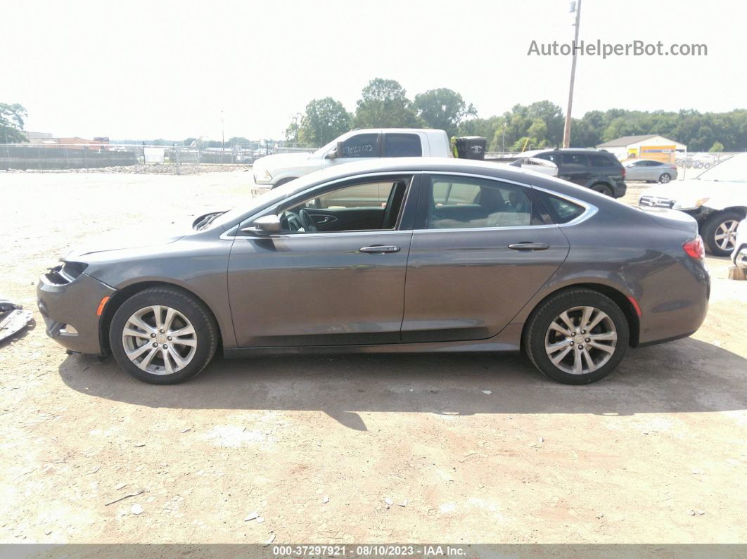 2017 Chrysler 200 Limited Platinum Gray vin: 1C3CCCAB2HN511556