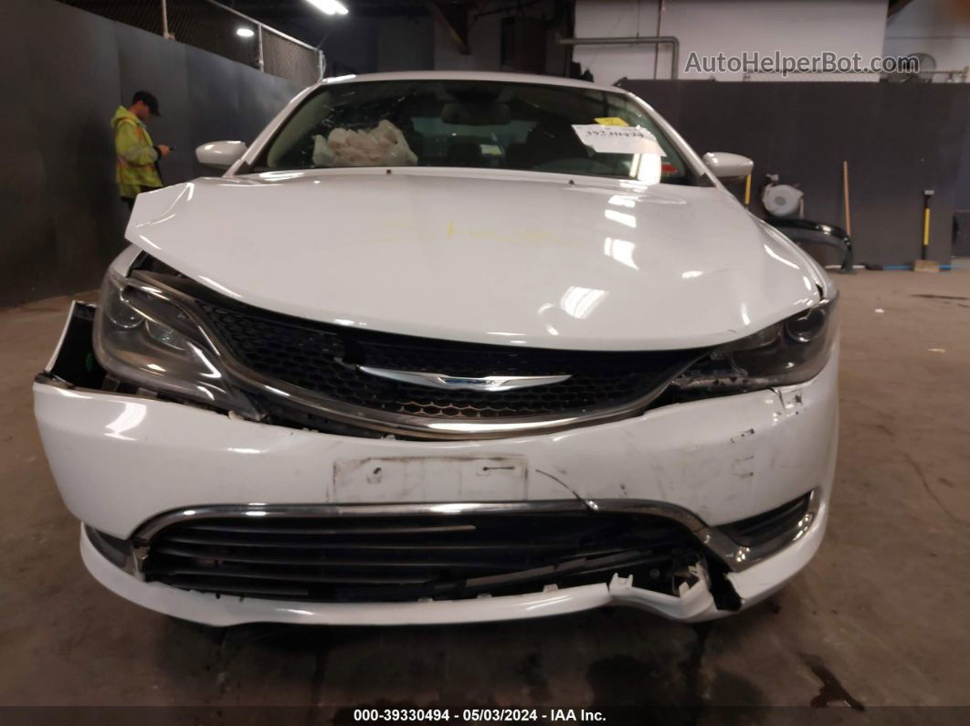 2015 Chrysler 200 Limited White vin: 1C3CCCAB3FN504676