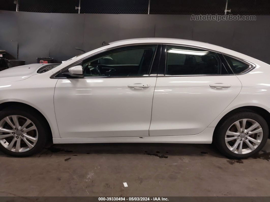 2015 Chrysler 200 Limited White vin: 1C3CCCAB3FN504676