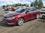 2015 Chrysler 200 Limited Maroon vin: 1C3CCCAB3FN537189