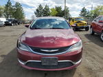 2015 Chrysler 200 Limited Maroon vin: 1C3CCCAB3FN537189