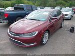 2015 Chrysler 200 Limited Maroon vin: 1C3CCCAB3FN560083