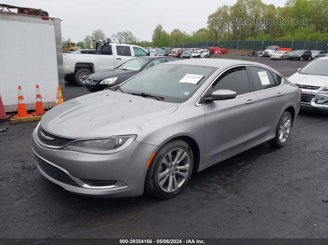 2015 Chrysler 200 Limited Серый vin: 1C3CCCAB3FN560617