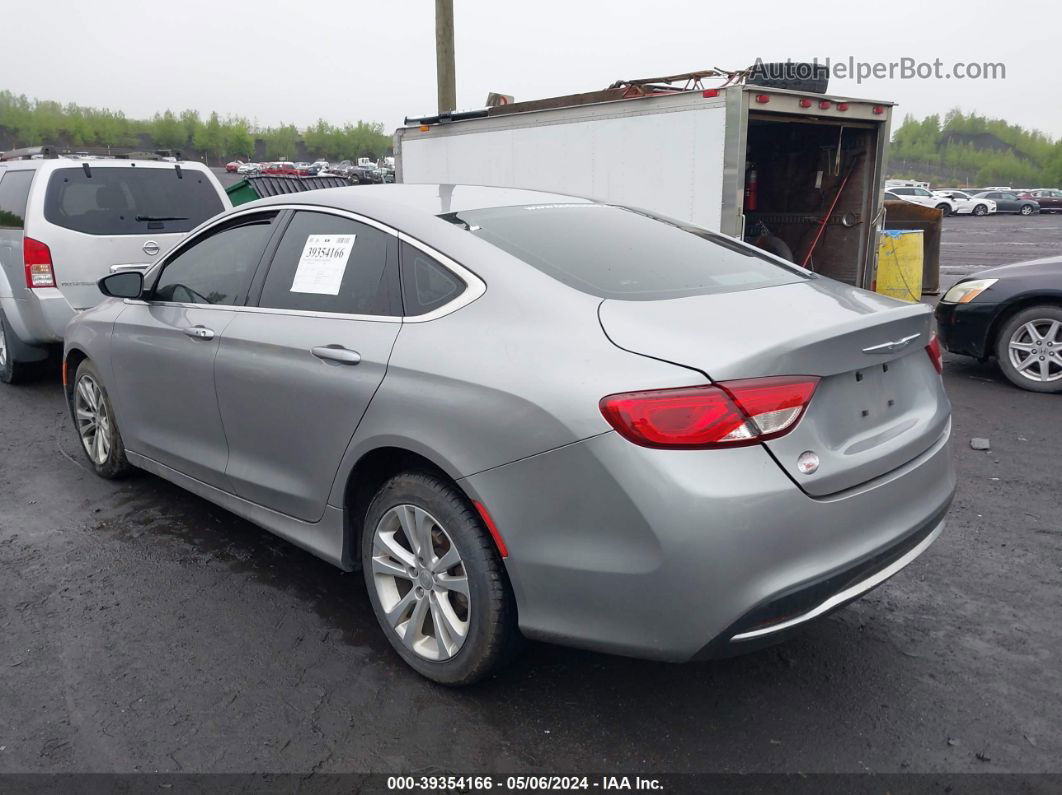 2015 Chrysler 200 Limited Gray vin: 1C3CCCAB3FN560617