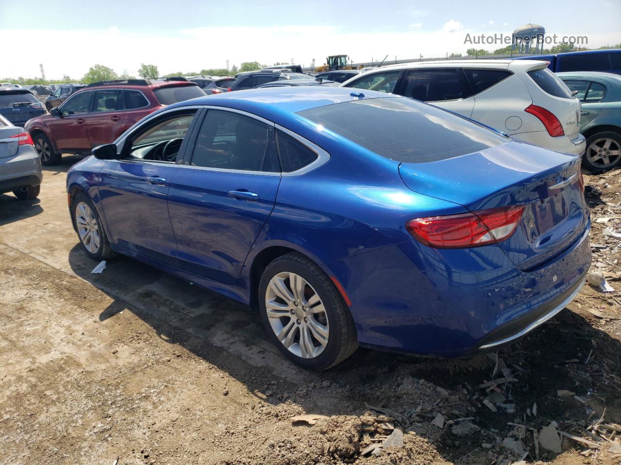 2015 Chrysler 200 Limited Blue vin: 1C3CCCAB3FN561914