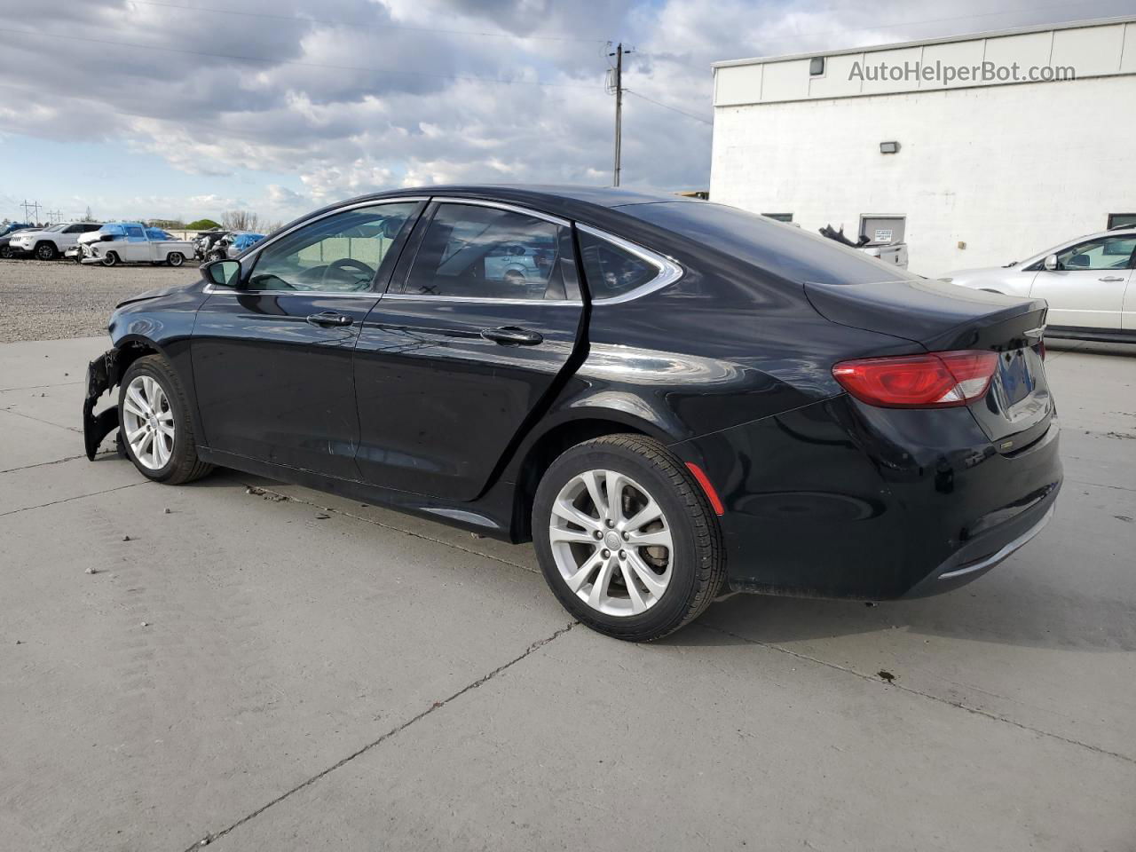 2015 Chrysler 200 Limited Black vin: 1C3CCCAB3FN576297