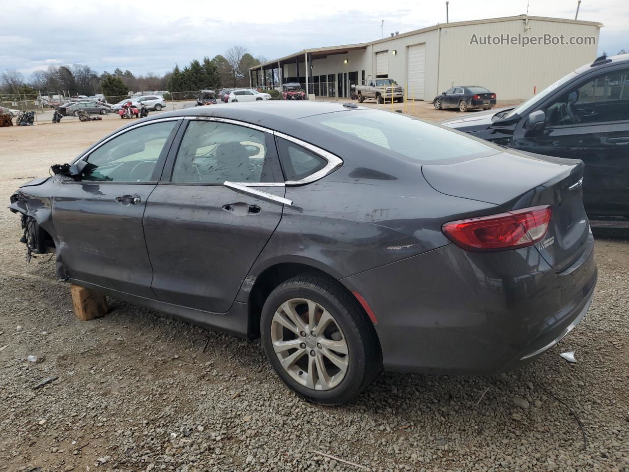 2015 Chrysler 200 Limited Серый vin: 1C3CCCAB3FN603255