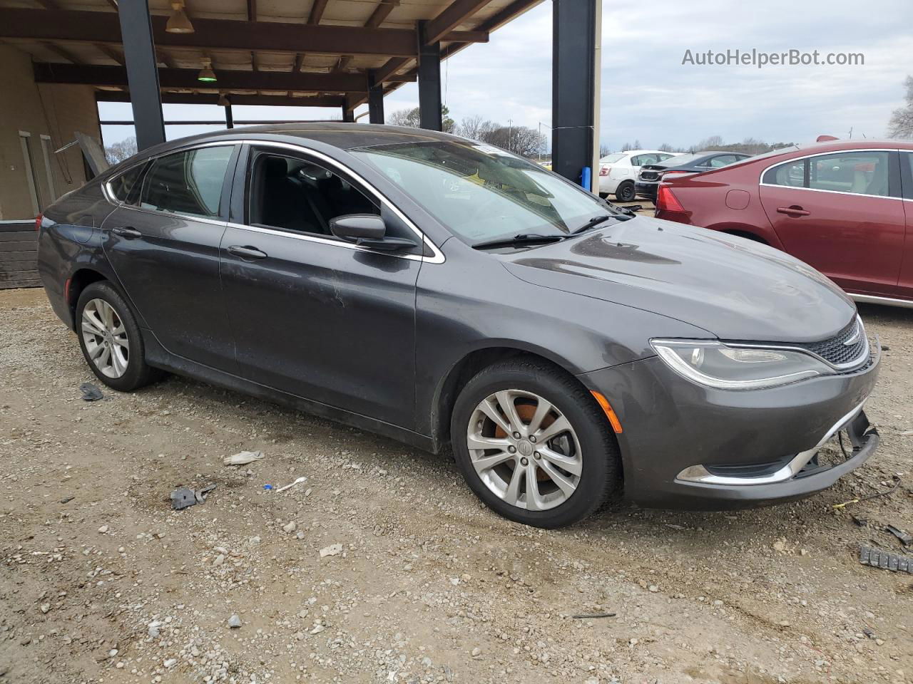 2015 Chrysler 200 Limited Серый vin: 1C3CCCAB3FN603255