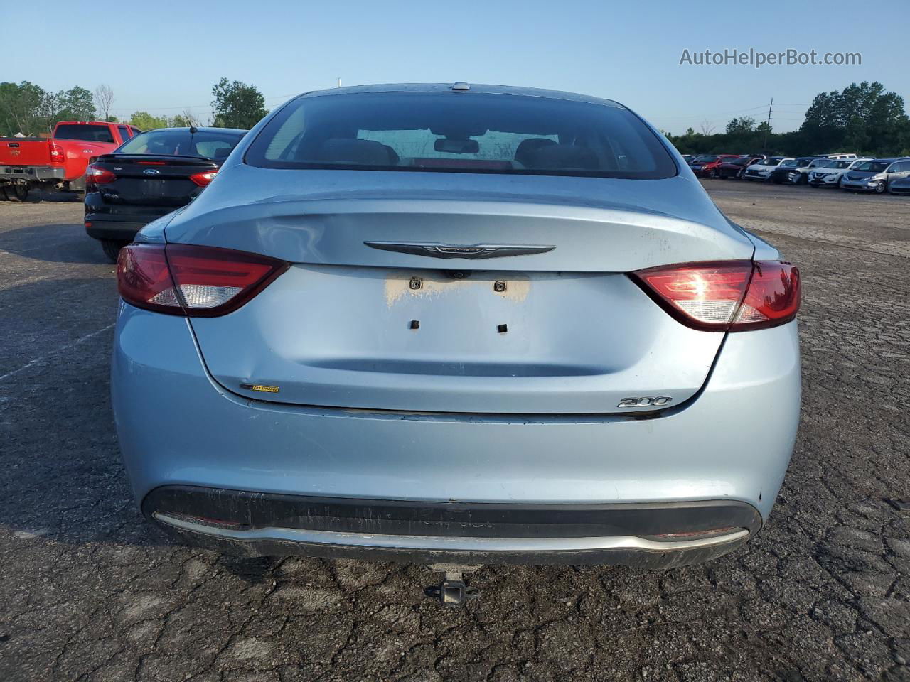 2015 Chrysler 200 Limited Серебряный vin: 1C3CCCAB3FN631797