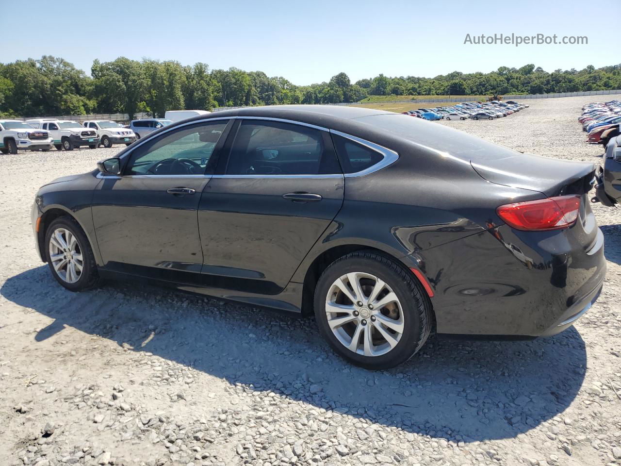 2015 Chrysler 200 Limited Black vin: 1C3CCCAB3FN634604