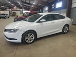 2015 Chrysler 200 Limited White vin: 1C3CCCAB3FN644971