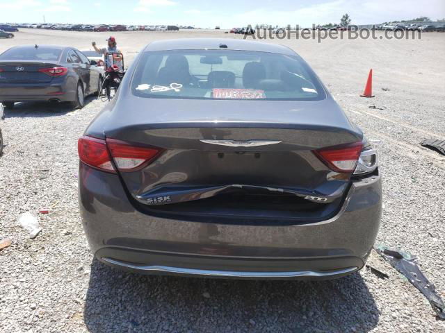 2015 Chrysler 200 Limited Charcoal vin: 1C3CCCAB3FN653251