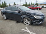 2015 Chrysler 200 Limited Black vin: 1C3CCCAB3FN676478