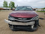 2015 Chrysler 200 Limited Maroon vin: 1C3CCCAB3FN679526