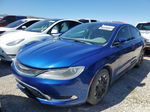 2015 Chrysler 200 Limited Blue vin: 1C3CCCAB3FN696844