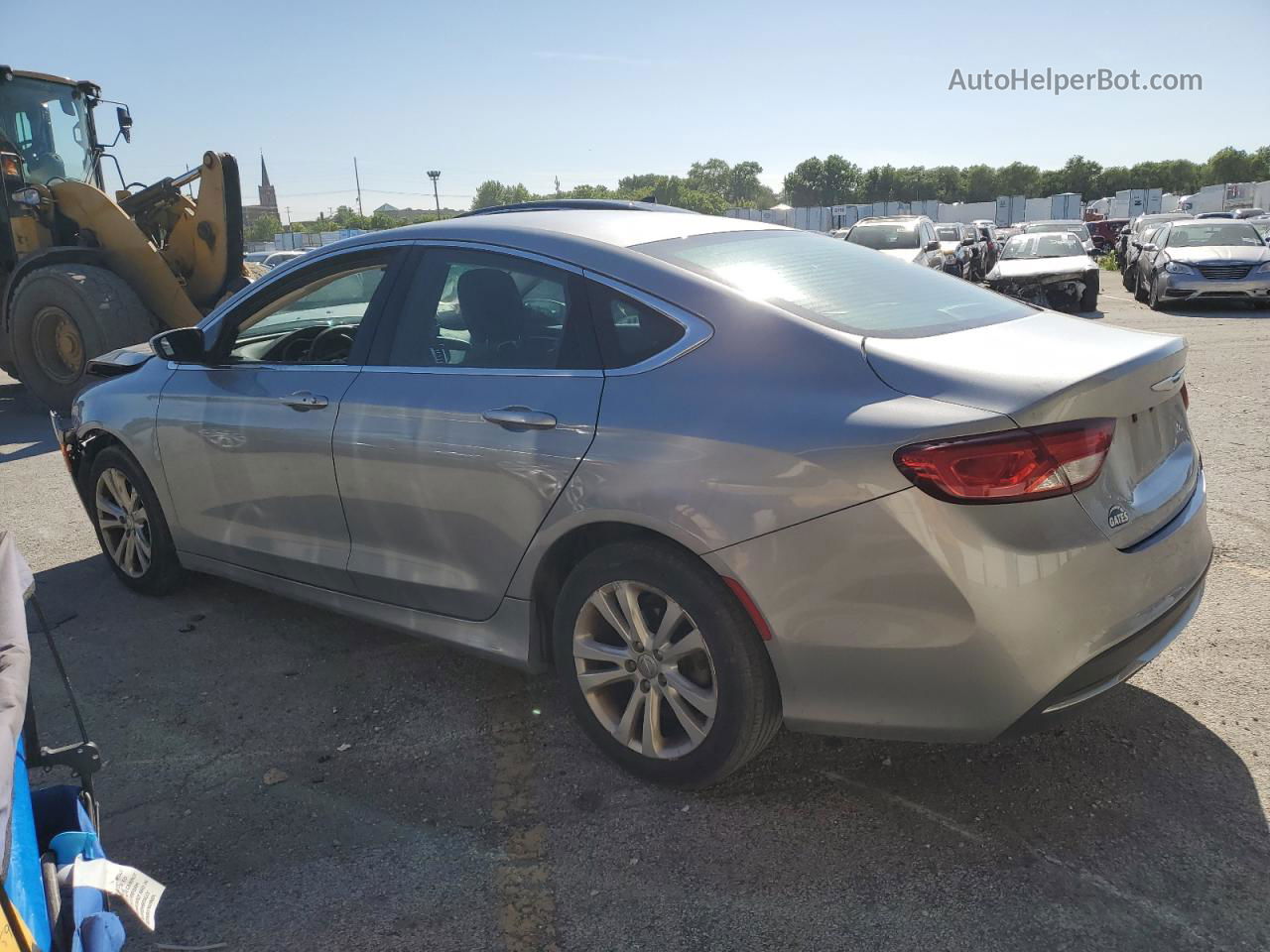 2015 Chrysler 200 Limited Silver vin: 1C3CCCAB3FN703355