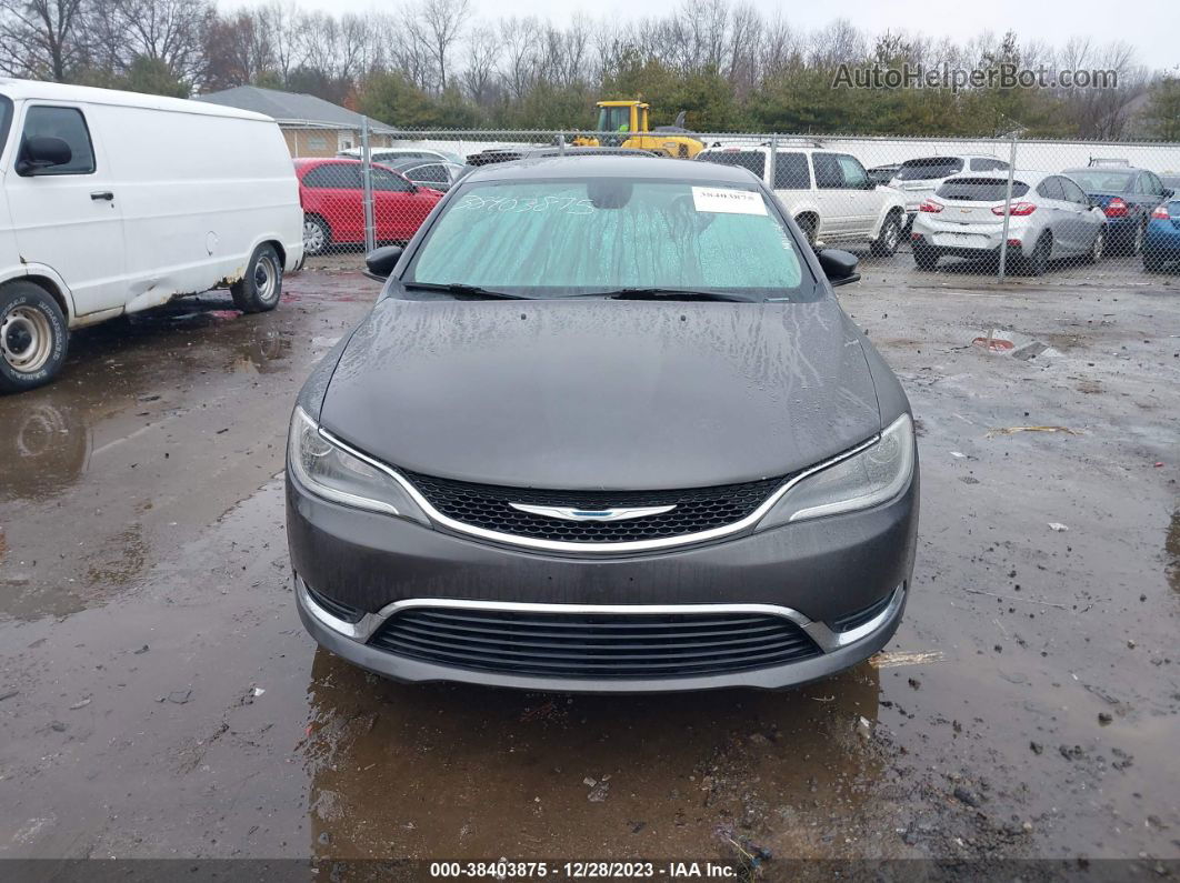 2015 Chrysler 200 Limited Gray vin: 1C3CCCAB3FN704778