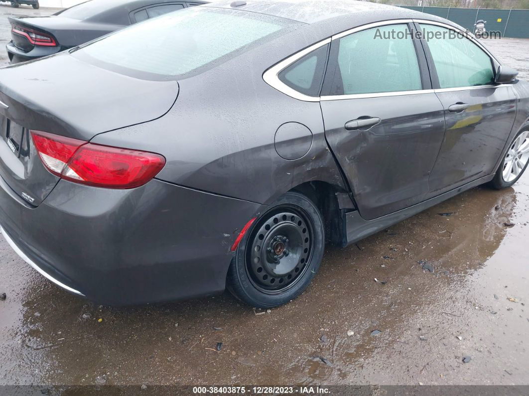 2015 Chrysler 200 Limited Gray vin: 1C3CCCAB3FN704778