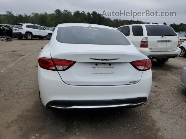 2015 Chrysler 200 Limited White vin: 1C3CCCAB3FN710757