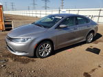 2015 Chrysler 200 Limited Silver vin: 1C3CCCAB3FN730488