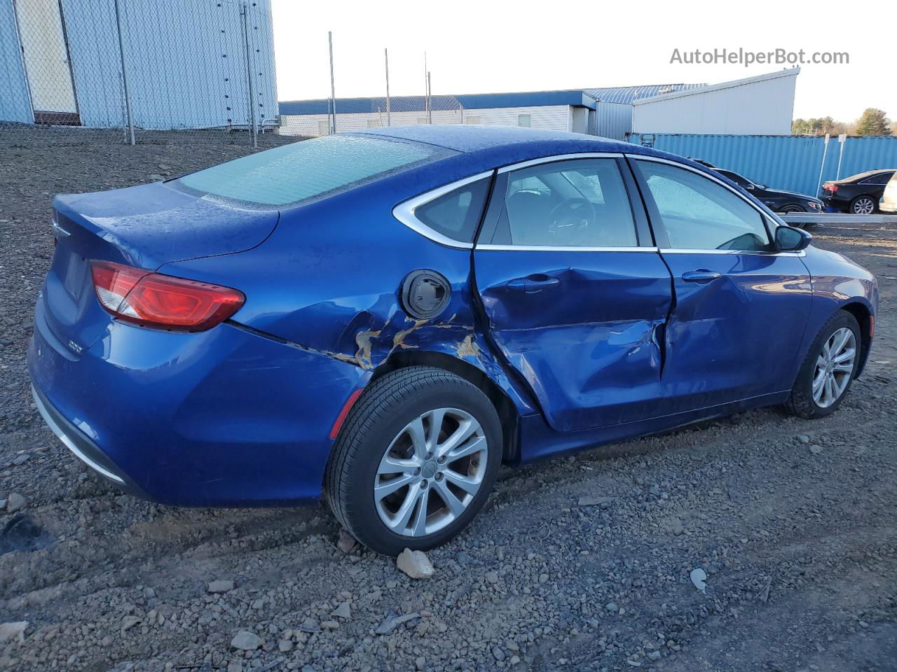 2015 Chrysler 200 Limited Синий vin: 1C3CCCAB3FN751163