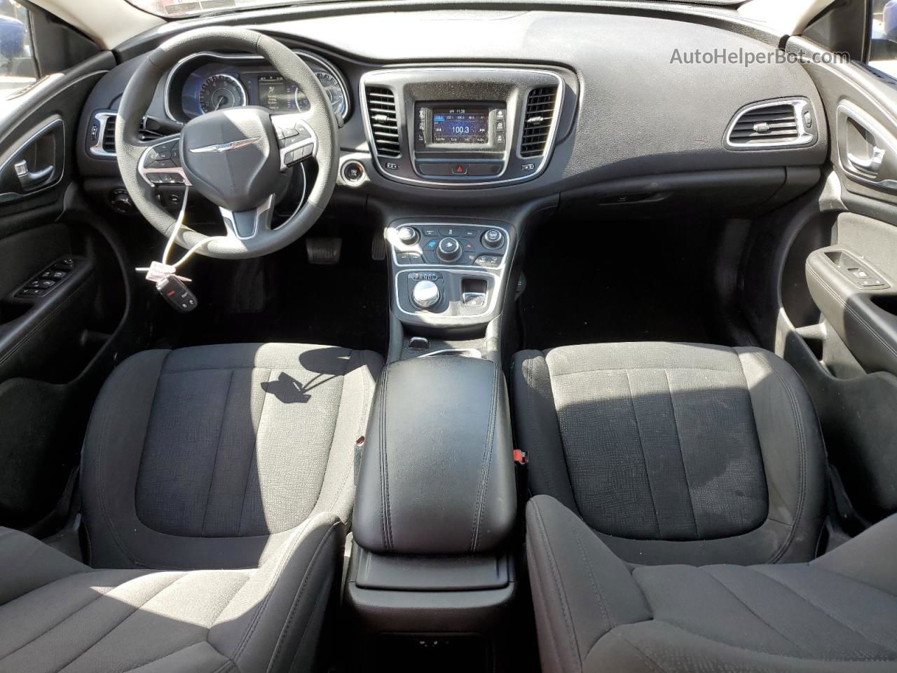 2015 Chrysler 200 Limited Синий vin: 1C3CCCAB3FN751163