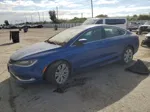 2015 Chrysler 200 Limited Blue vin: 1C3CCCAB3FN751194