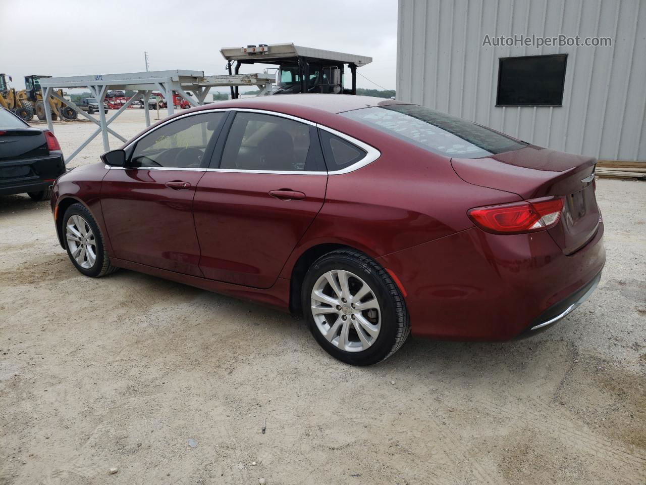 2015 Chrysler 200 Limited Burgundy vin: 1C3CCCAB3FN754905