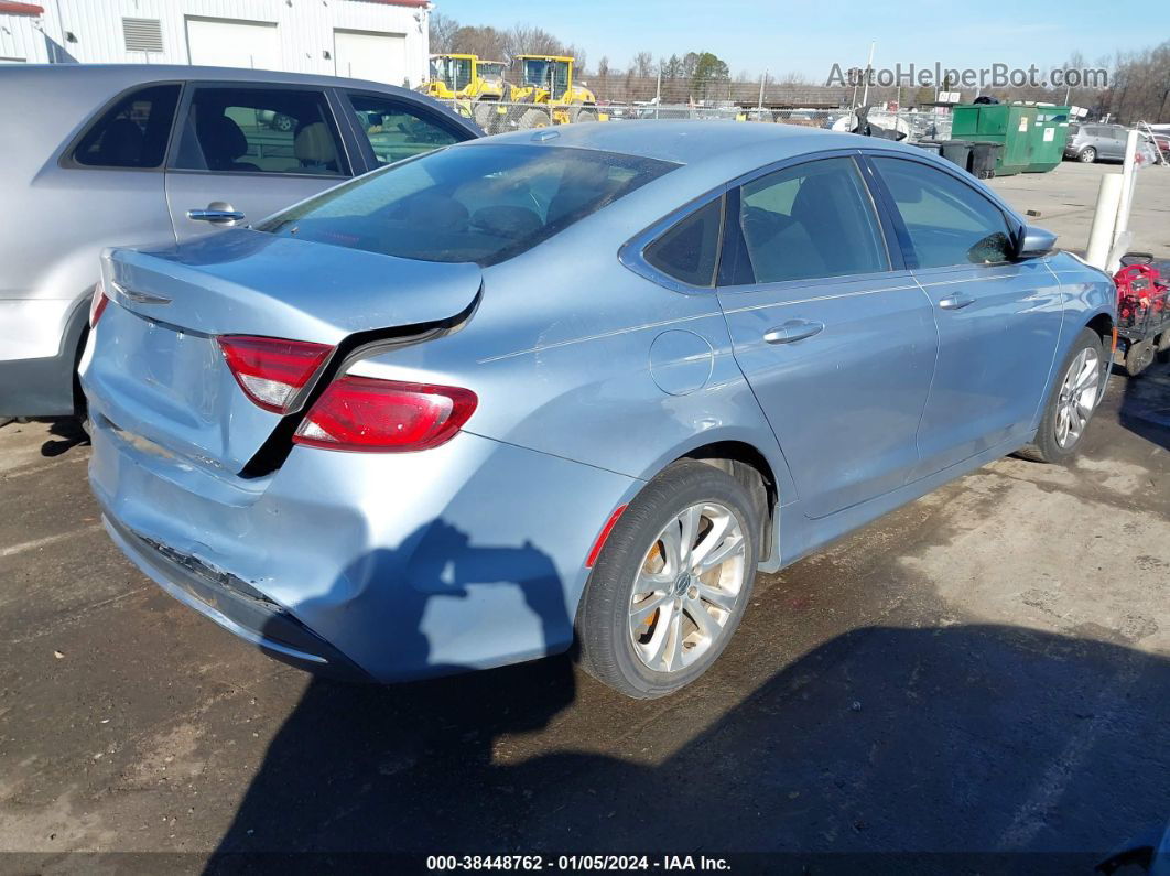 2015 Chrysler 200 Limited Blue vin: 1C3CCCAB3FN759473