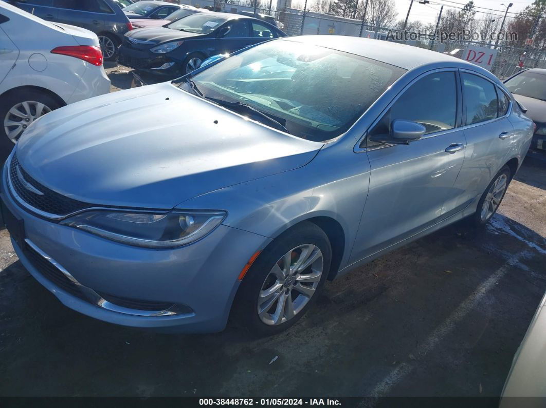 2015 Chrysler 200 Limited Blue vin: 1C3CCCAB3FN759473