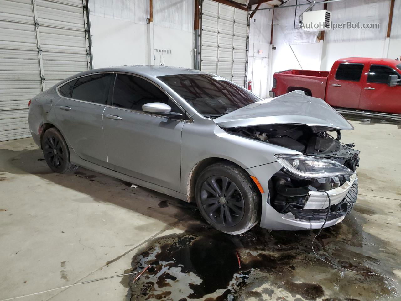 2016 Chrysler 200 Limited Gray vin: 1C3CCCAB3GN101976